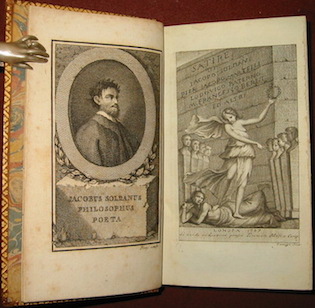  AA.VV. Satire di Iacopo Soldani, Pier Iacopo Martelli, Lodovico Paterno, M. Francesco Berni ed altri 1787 Londra e si vende in Livorno presso Tommaso Masi e comp.